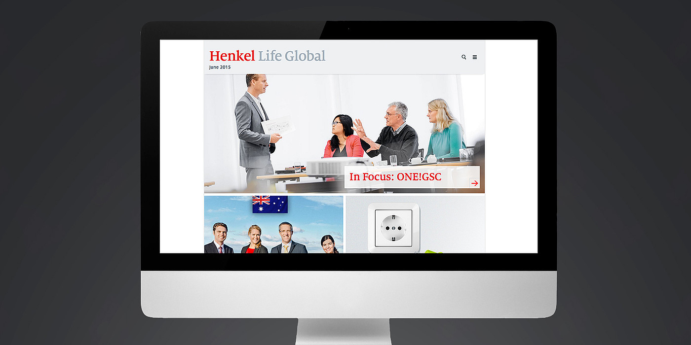 Beispiel Henkel: Der Markenkonzern informiert seine Mitarbeiter weltweit über das Online-Magazin „Henkel Life“.